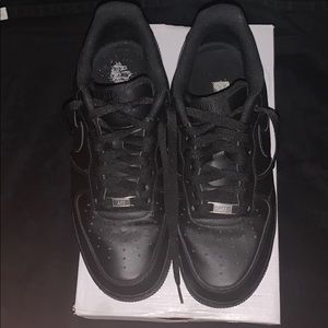 Black Air Force 1s